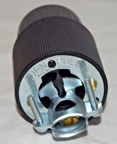Hubbell Variload Twist-Lock Connector, 30A, 600 VAC Max, 45235, Female, NIB - Picture 4 of 6