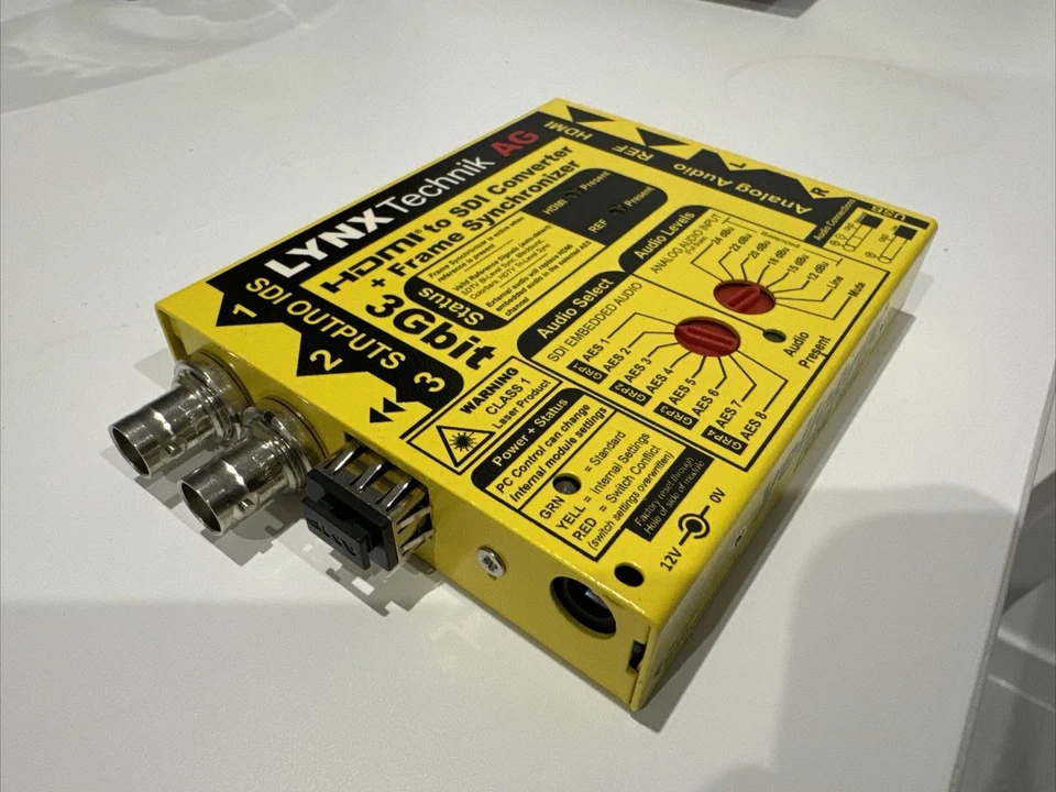 Lynx Technik CHD1812 3Gbit HDMI to SDI Converter + Frame Synchronizer - Image 3 of 4