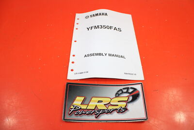 YAMAHA YFM350FAS ASSEMBLY MANUAL LIT-11666-17-32