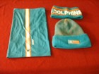Miami Dolphin NFL (3) Winter Team Fan Cold Wear Knit Hat Neck And Ear Warmer — photo 1