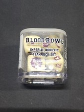 Blood Bowl Imperial Nobility Team Dice Set New OOP SEALED Rare Set Of Dice