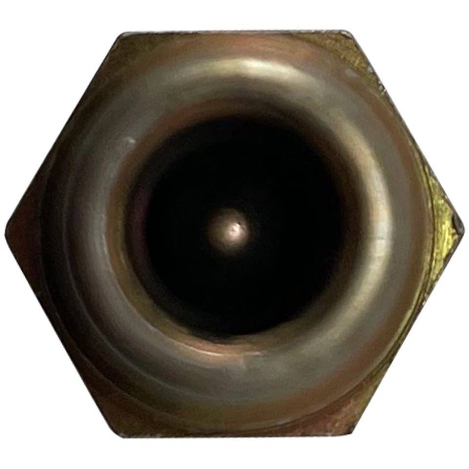 Puerto de válvula de servicio lateral bajo FJC 2607 A/C Aeroquip acero estilo OE R-134a M13 x 1 Foto 2 de 4