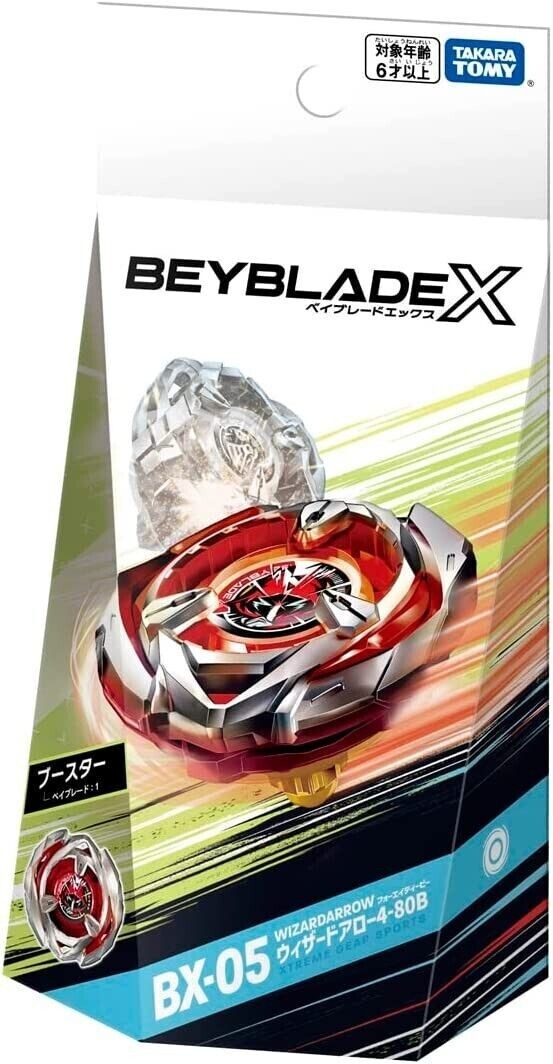 TAKARA TOMY BEYBLADE X BX-05 BOOSTER WIZARD ARROW 4-80B XTREME
