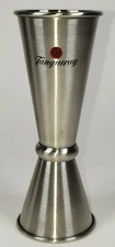 Tanqueray Stainless Steel Bar Jigger Collectible Bar Decor .75oz/1.5oz Promo NEW