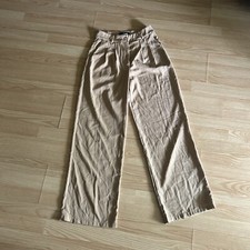 NEW Fashion Nova Tan High Rise Straight Leg Dress Pants Small