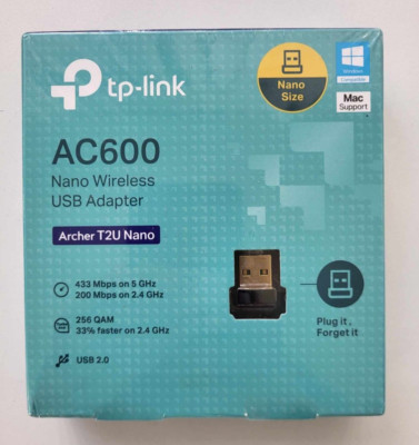 TP-Link Archer T2U AC600 Mini Wireless USB Adapter - New