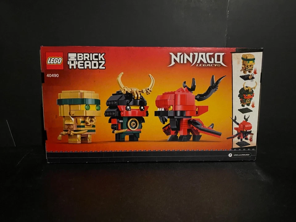 Lego Brickheadz Ninjago 10 Legacy Golden Lloyd Nya Firstbourne Dragon 40490 NUEVO Foto 2 de 2