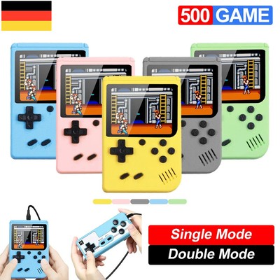 500 in 1 Retro Handheld Videospielkonsole Game Einbaute klassische Spiele Neu