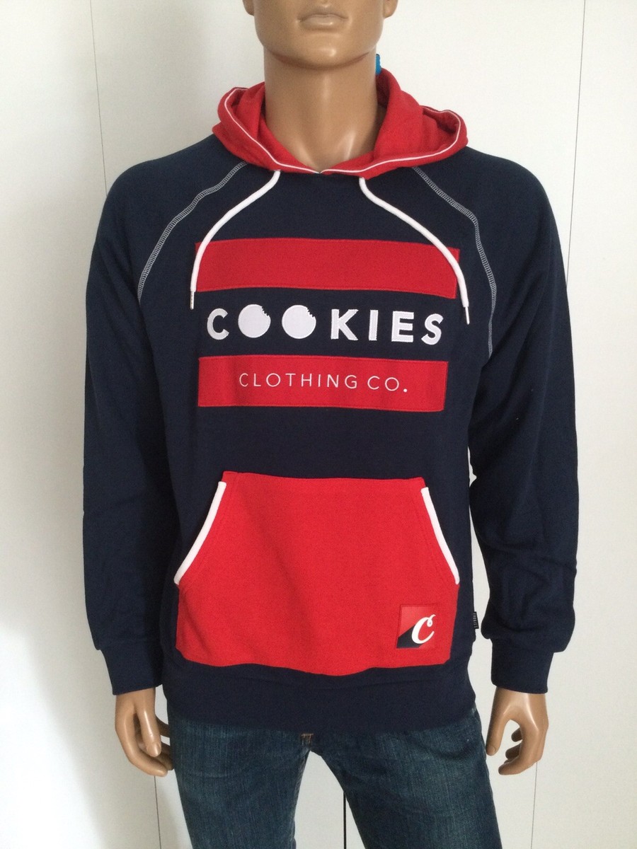 Cookies SF Navy/Red Men’s Hoodie Size L