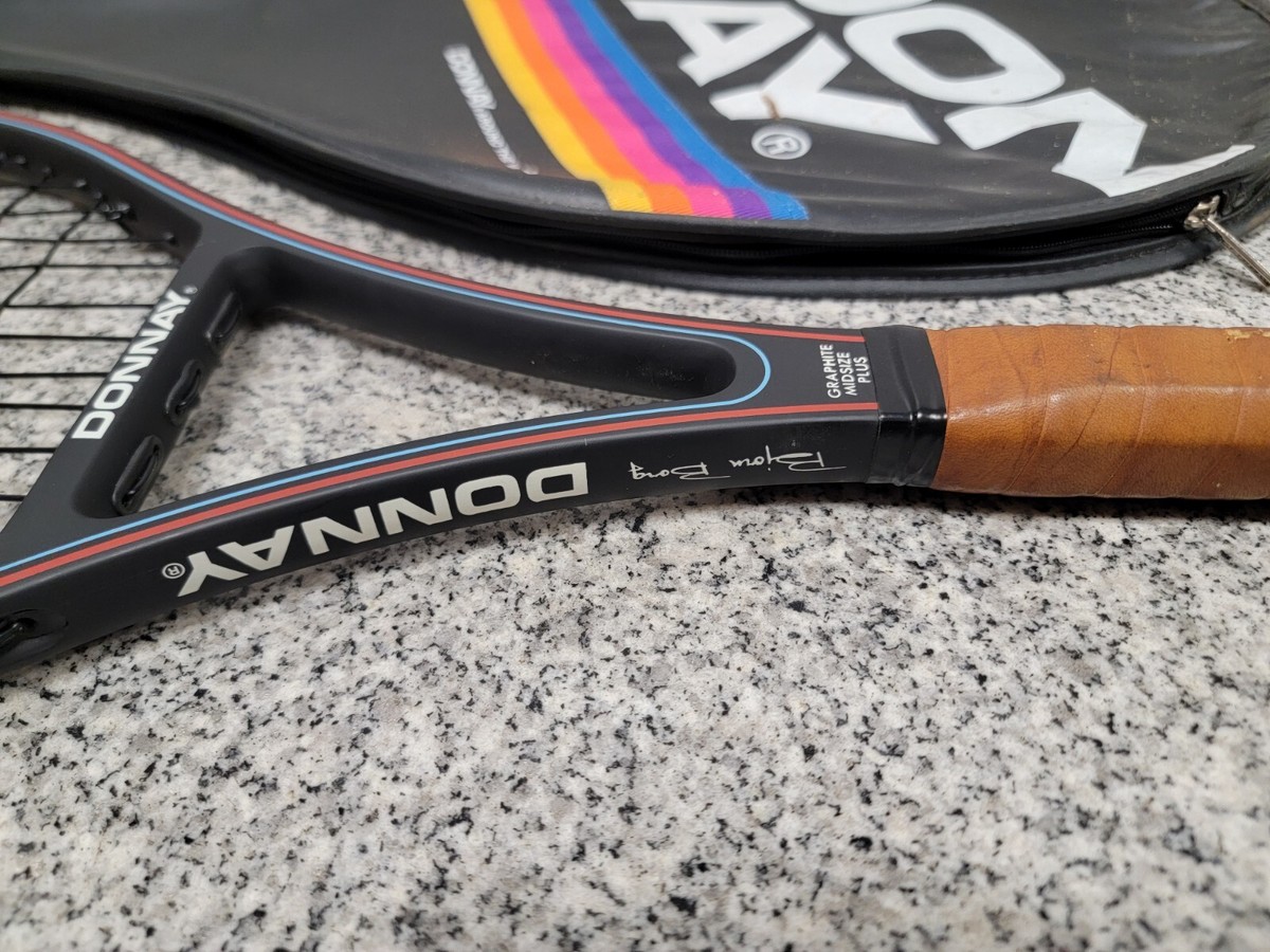 Donnay Tennis Racquet Midsize Plus Graphite C.G.X. 35 With Case Cover
