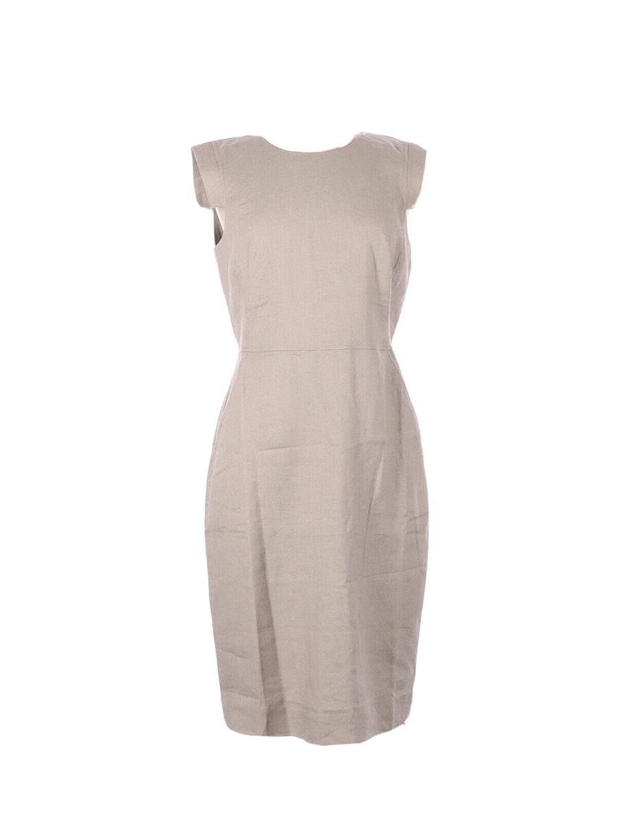 NWT J.Crew Resume Sheath in Flax Beige Stretch Linen Dress 14 $168 NWT J.Crew Resume Sheath in Flax Beige Stretch Linen Dress 14 $168