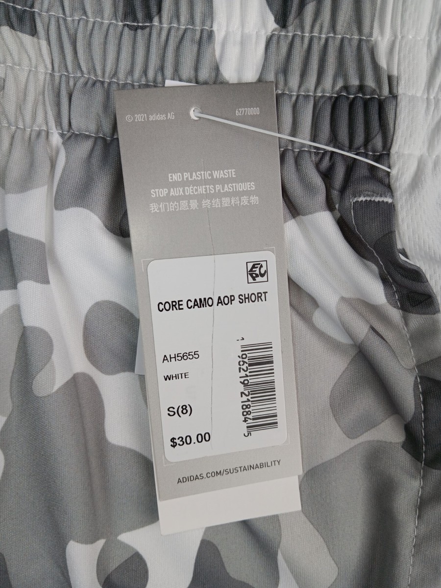 NWT Adidas Boy's Core Camo All Over Print Shorts Sz 8 | eBay