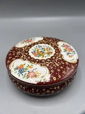 The Tin Box Company by Daher England Vintage Round Tin Bird Floral