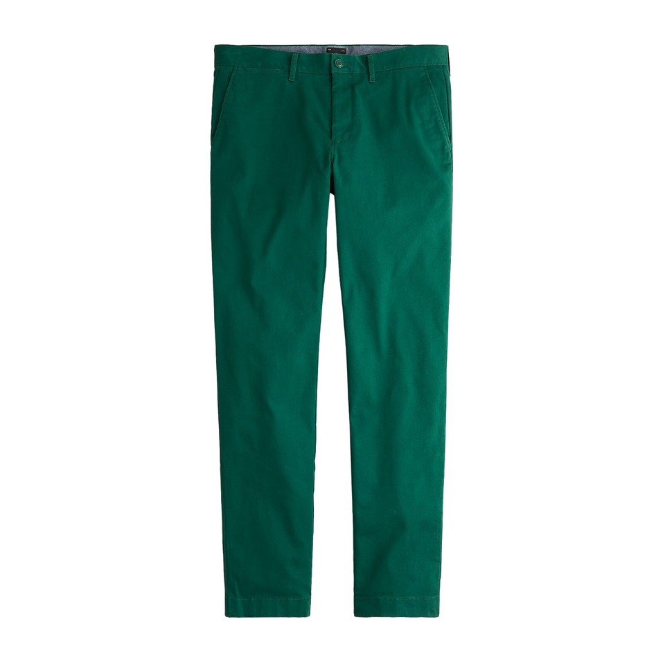 J.Crew 770 Straight Fit Chinos Mens Flat Front Khakis Stretch Cotton ...