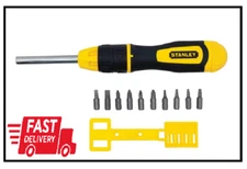 3 In. Multi-bit Ratcheting Screwdriver | Stanley Bits Bit with Tools Inch Set