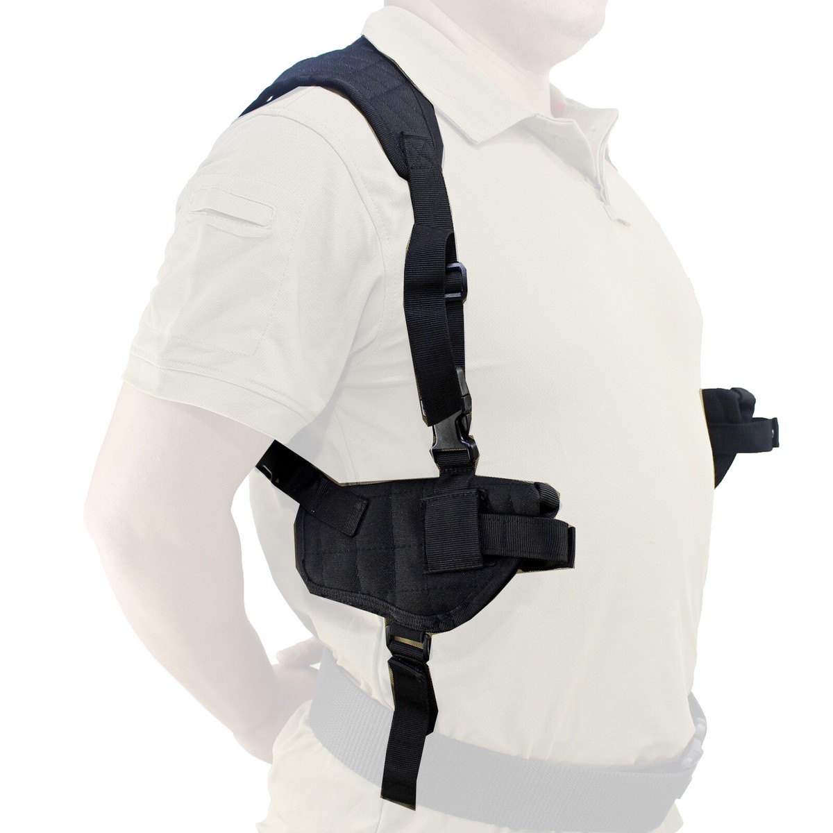 Tactical Shoulder Holster Pistol Cross Draw Hold Vest for Gun