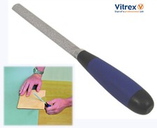 Tile File Ceramic Marble Tiling Tool Soft Grip Flat Curved Faces Tungsten Vitrex