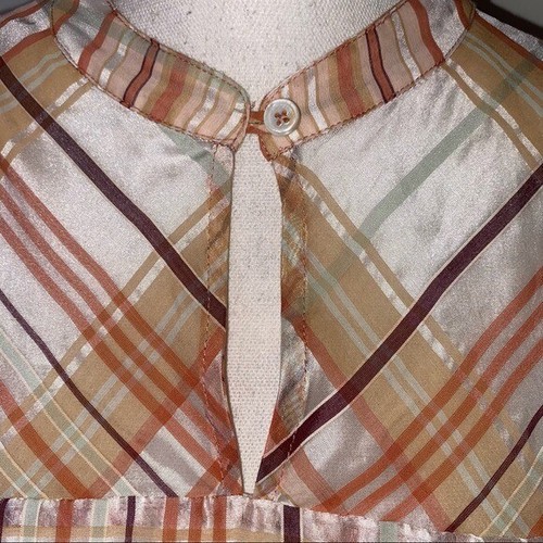 Anthropologie | Current Air Plaid Polly Ruffle Top Size Small NWT - Picture 7 of 12