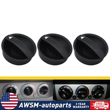3PCS For Toyota Tacoma 05-2015 Car Air Condition Switch Control A/C Knob Durable