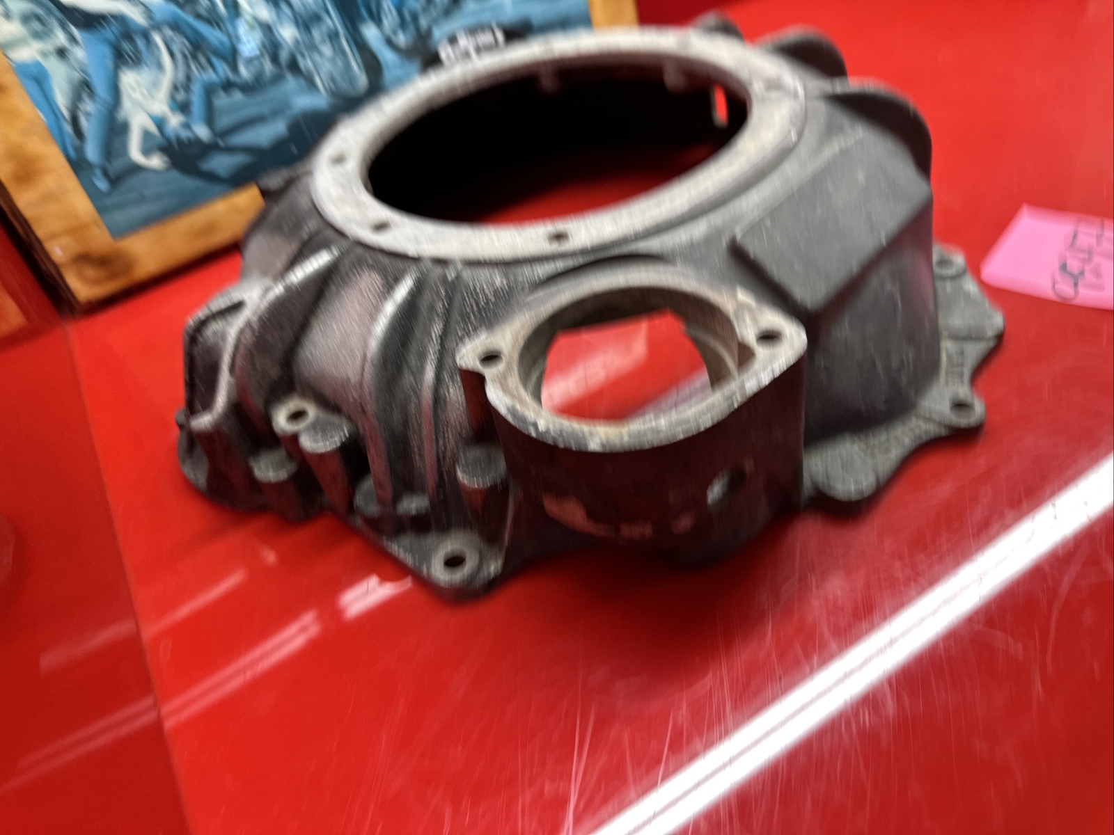 Jet Boat Vdrive OLDS Bell Housing Bellhousing Rear Top Mount Starter 3