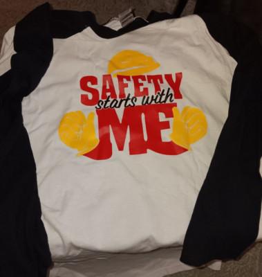 AMAZON 2023 EMPLOYEE SAFETY STARTS WITH ME LONG SLEEVE T SHIRT SIZE 2XL PRIME