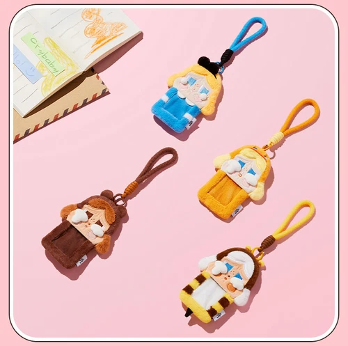 POPMART CRYBABY Crying Again Series Peluche Card Sleeve Blind Box un set (6 pezzi) - Foto 2 di 18