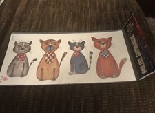 Tafly Cute Cat Temporary Tattoos 5 Sheets - Large