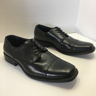 Alfani Adam 42101 Men’s Black Oxford Shoe Size 12M Alfani Adam 42101 Oxfords Cap Toe Mens Size 12 M Light Brown  main image 3