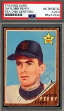 Gaylord Perry Cards, Rookie Card and Autographed Memorabilia Guide 32