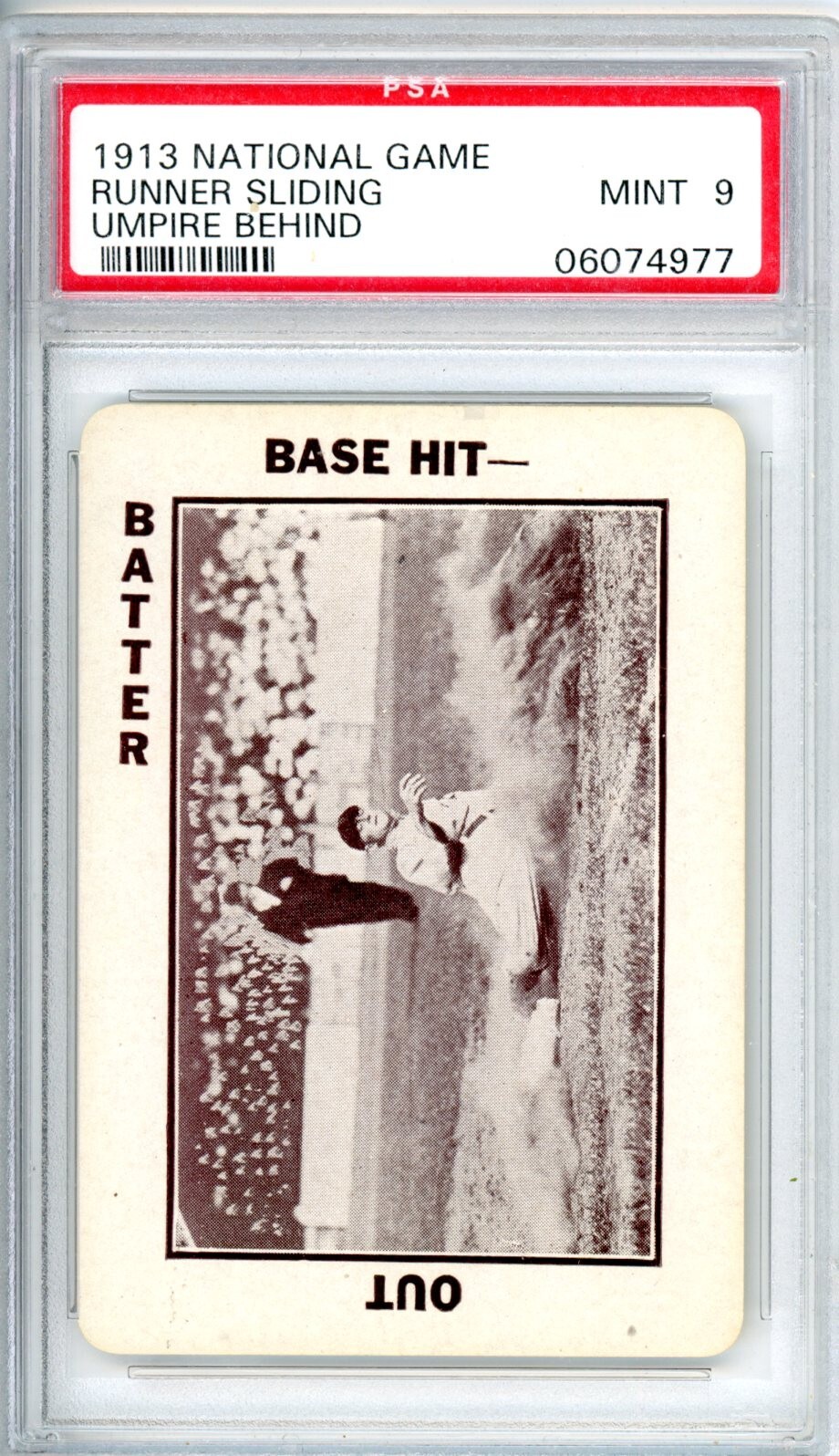 1913	National Game	Runner Sliding 	Ty Cobb		PSA 9	Tigers