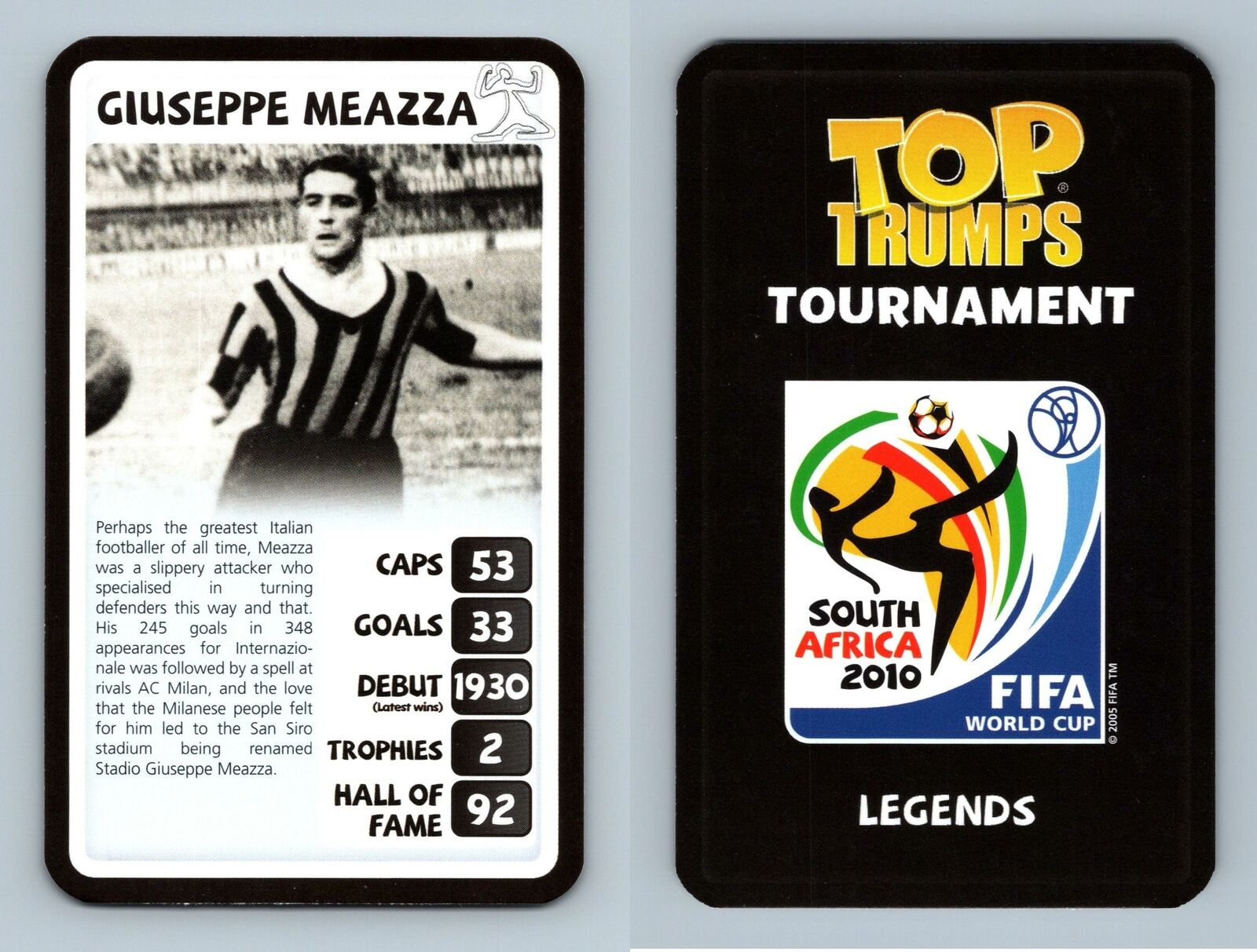 Top Trumps Soccer Stadiums Card Game South Africa 2010 FIFA World