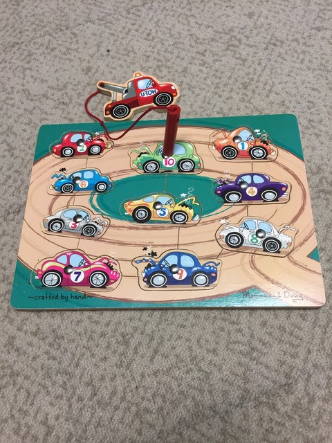 melissa and doug tow truck magnetic puzzle