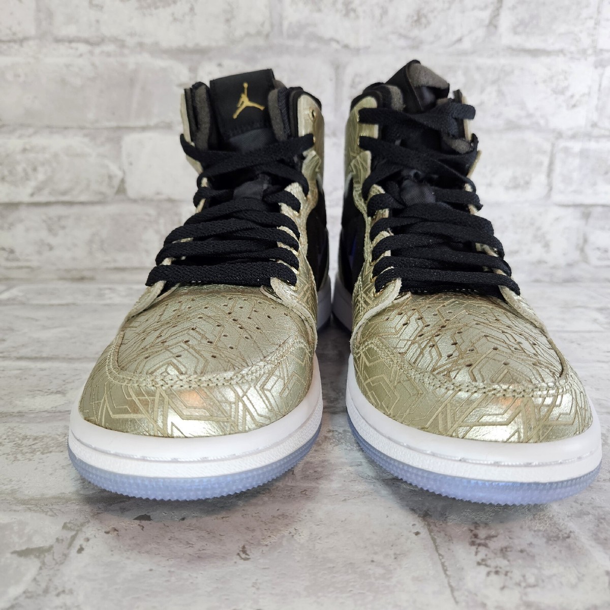 Nike Jordan 1 High Zoom Air CMFT Gold Laser New Sneaker 