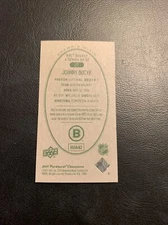 Bvv 2011/12 upper deck Parkhurst champions mini green back￼ #27 Johnny Bucyk