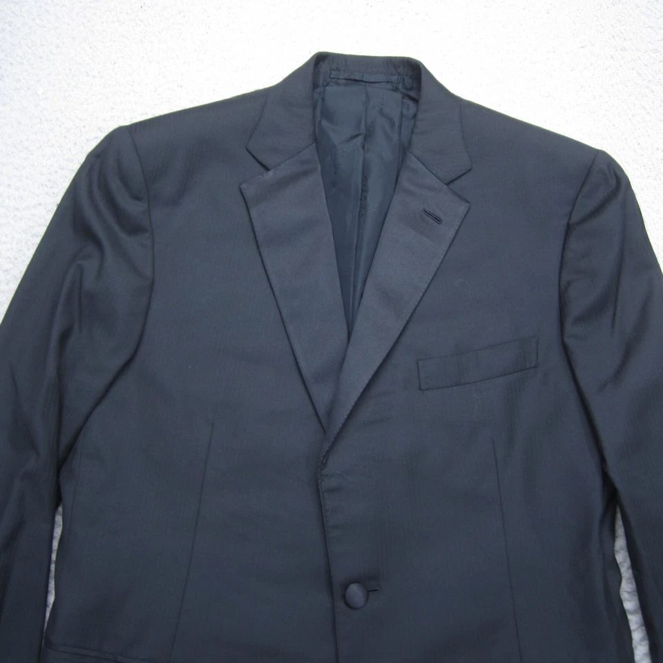 Brioni Jacket Mens 40 Black Tuxedo Smoking Dinner Sport Coat Blazer Italy Luxury - Image 4 of 4