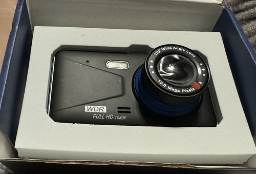 Avokadol Dash Cam - Ture 1080P Front Cam/720P Rear Cam OPEN BOX
