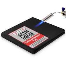 Carbon Felt Welding Blanket Fireproof 20" X 20" Heat Resistant Fabric 1800f High