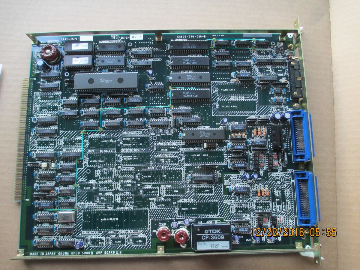 OKUMA SVP BOARD II A911-1570-01-010 動作保証 NEW OKUMA SVP BOARD II E4809-770-018-B OR A1911-1572 | eBay