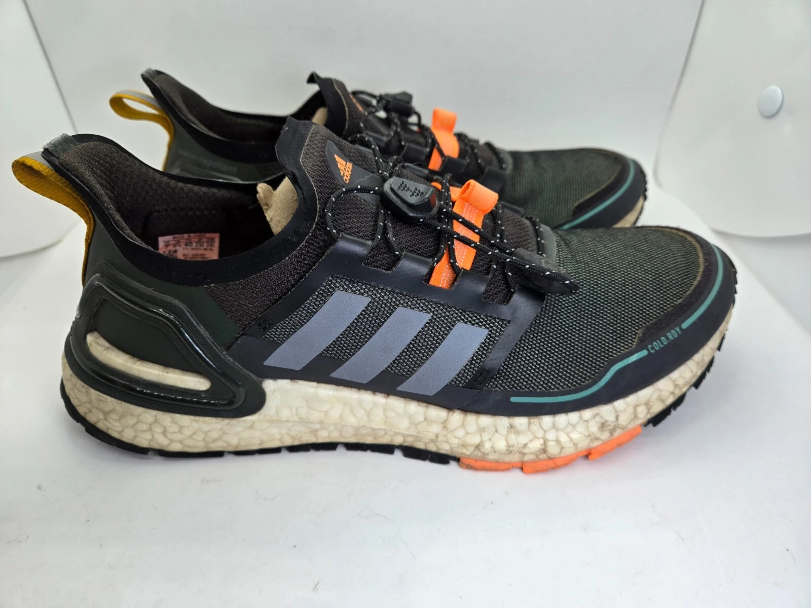 Adidas Ultraboost Cold.RDY Shoes Men's 7 Black Running Athletic Terrain Sneakers