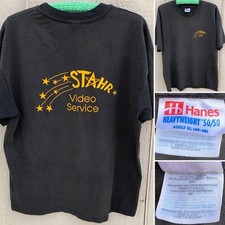 vintage Stahr Video Service t-shirt single stitch made in USA size XL