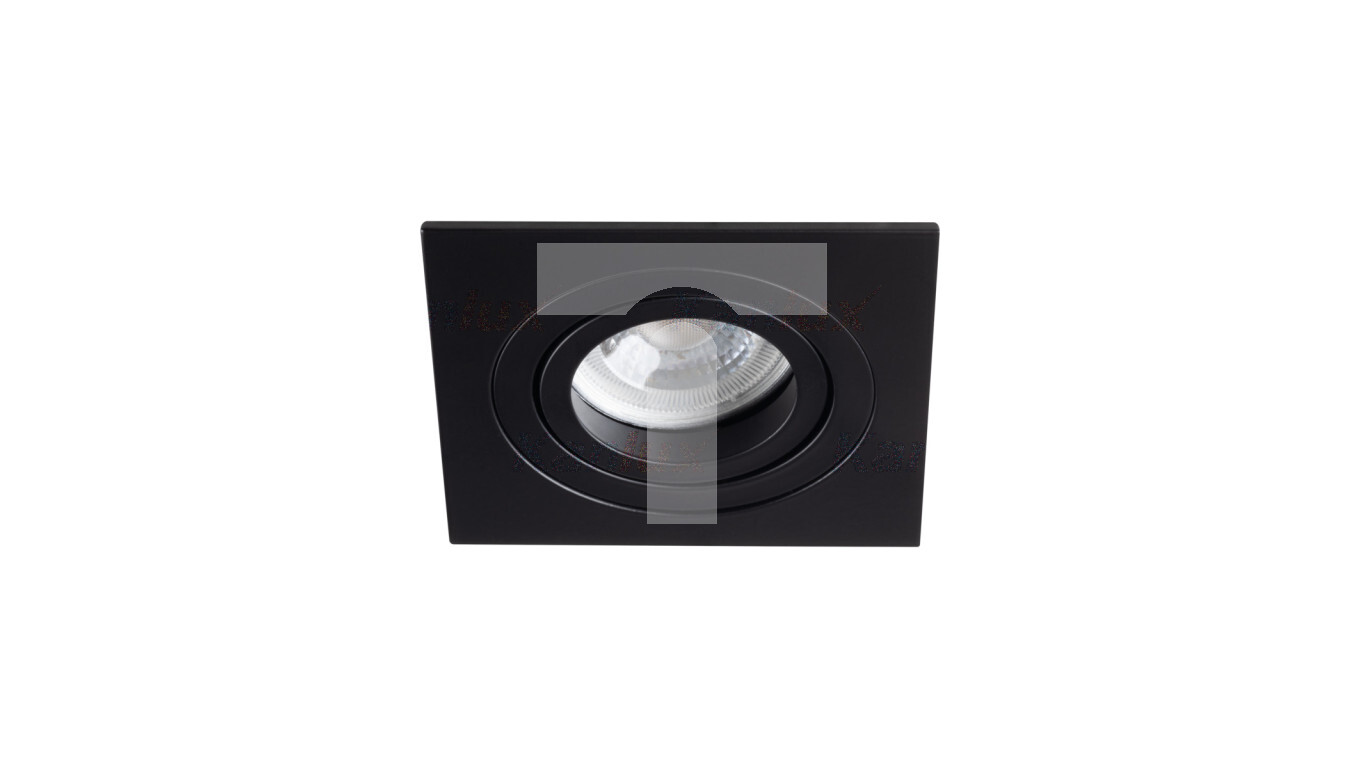 Spot fixture 1x50W GX5.3 class III. 12V IP20 SEIDY CT-DTL50-B/M square bl /T2UK