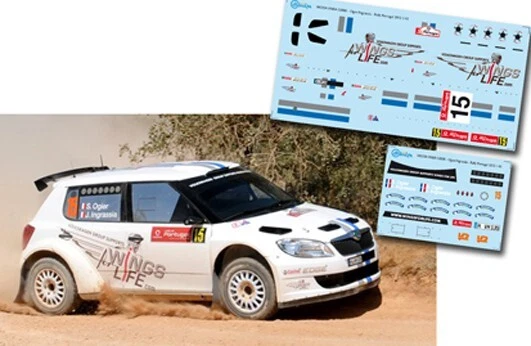 C082 DECAL 1/43 Sebastien Ogier SKODA FABIA S2000 Rally Portugal 2012 - Photo 1/1