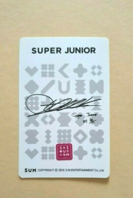 Super Junior 2015 SMTOWN COEX Artium OFFICIAL FORTUNE COOKIE