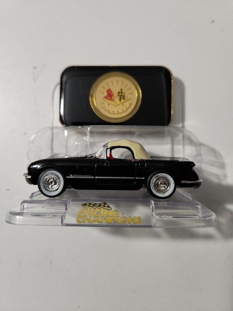 1996 Racing Champions 1954  Chevy Corvette Black 1:53 Diecast Car New