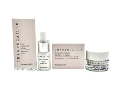 Chantecaille Jasmine & Lily Healing Mask + Radiance Elixir 2-Pc Travel Set