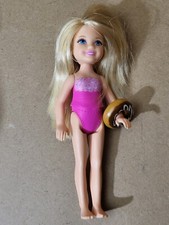 Barbie Club Chelsea Doll Sprinkle Donut Swim Beach C303G