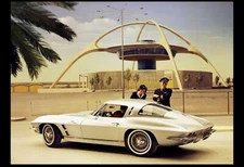 1963 CORVETTE STINGRAY LAX - Poster 20x30 sports car