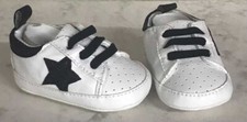 White Black Star Sneaker Baby Shoe Infant Rising Star Size Unknown Pls Read