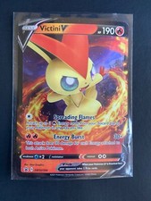 victini v pokemon card price VMAX & Details  Battle Styles holofoil pattern or surface detail) Victini V