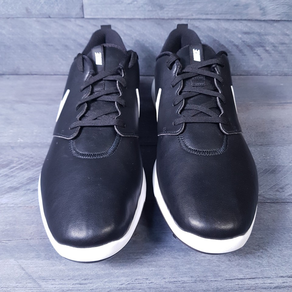 NIKE Roshe G Tour Golf Shoes Soft Spikes Mens Size 12 Black White Oreo Leather eBay
